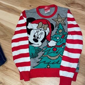 Girls Disney Christmas Sweater 7/8
